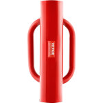 Enfonce - pieux de cloture, diametre interieur 68, 58 mm, pilon de poteau en t manuel avec poignees en ...