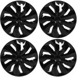Enjoliveurs de roue d'enjoliveur, 4 pi�ces d'enjoliveurs de jante r�sistants � l'usure pour roue en acier ...
