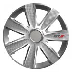 Enjoliveur de voiture gtx en argent carbone 15 pouces