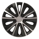 Enjoliveur de voiture rapide noir et argent 16 pouces Enjoliveur de voiture rapide noir et argent 16 pouces