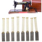 Enowelir 100x balai en charbon, charbon moteur, charbon abrasif 4mm x 10mm x 10mm pour machine � coudre ...
