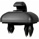 Enowelir lot de 2 crochets pour pare - soleil compatible audi a1 a3 a4 a5 a7 q3 q5 s4 s5 b6 b7 b8, noir ...