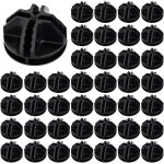 Enowelir 40 pi�ces connecteurs cubiques en abs blancs pour meuble de rangement modulaire en grille, �tag�re ...