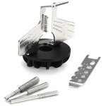 Enowelir adaptateur de perceuse de guide d'aff�teuse d'accessoire d'aff�tage de scie � cha�ne pour la ...