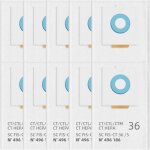 Enowelir sacs d'aspirateur 496186 pour festool selfclean ct 36 / ctm 36 e / ctl 36 e cleantec s�rie aspirateur ...