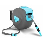Enrouleur de tuyau automatique - 15 + 1, 5 m arrosage jardin