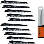 Ensemble de 10 lames de scie alternative s644d pour bois de construction, 6 tpi, lame de scie alternative ...