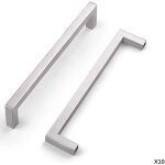 Ensemble de 10 poign�es d'armoires de cuisine, poign�es de meubles, poign�es de tiroir, poign�es de porte ...