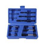 Ensemble de 12 outils pratiques pour extraire les �crous, vis et goujons cass�s, avec forets.