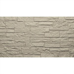 Ensemble 12 panneaux d�coratifs effet brique / pierre 3d, mural pu 8, 6m� (120x60x2, 5cm), greige tortora ...