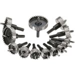 Ensemble de 13 scies cloches pour m�taux acier tungst�ne 16 - 53mm pour acier inoxydable fer cuivre bois ...