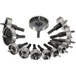 Ensemble de 13 scies cloches pour mtaux, foret  carotter 16 - 53 mm, outils de coupe en acier tungstne ...