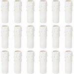 Ensemble de 18 tubes lumineux � effet goutte � goutte pour bougies, 100 embouts de 25 mm pour d�coration ...