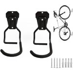Ensemble de 2 crochets verticaux en l, support de v�lo, crochet robuste pour support mural de v�lo pour ...