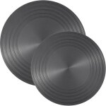 Ensemble de 2 diffuseurs de cuisini�re � gaz, plaque de diffusion de chaleur de 9, 3'' et 11''
