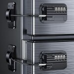 Ensemble de 2 serrures de r�frig�rateur sans per�age - s�curit� b�b�, enfant et adulte - serrures de ...