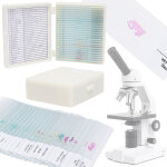 Ensemble de 25 �chantillons de microscope