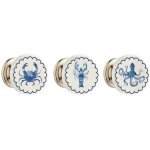 Ensemble de 3 boutons de porte mer