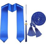 Ensemble de 3 cordons de remise des dipl�mes, cordons d'honneur 2021 et �tole de remise des dipl�mes ...