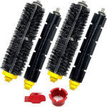 Ensemble de 4 brosses rotatives pour irobot roomba s�ries 600 et 700 avec outil de nettoyage