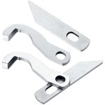 Ensemble de 4 couteaux pour machine � coudre domestique, compatibles avec les mod�les 925d, 929d, 935d, ...