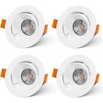 Ensemble de 4 spot led encastrable extra plat 7w spots de bains salle led encastré blanc neutre 4000k ... Ensemble de 4 spot led encastrable extra plat 7w spots de bains salle led encastré blanc neutre 4000k ...