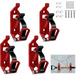 Ensemble de 4 support de pelle pour galerie de toit supports de pelle pour barres de toit support de ...