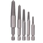 Un ensemble de 5 outils d'extraction de goujons endommag�s extracteurs de filetage fin endommag�s
