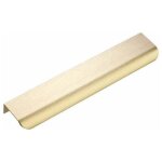 Un ensemble de 5 poign�es de meuble plaqu�es or - poign�es de tiroir en aluminium laiton bross� dor�, ...