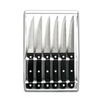 Suinga - ensemble de 6 couteaux  steak dentels classiques