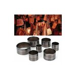 Ensemble de 7 emporte - pices ronds pour cuir - outils de coupe de trous creux en cuir  main