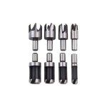 Ensemble de 8 couteaux de bouchage de trous fraiss, ensemble de couteaux de bouchage en acier au carbone, ...
