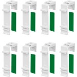 Ensemble de 8 supports de fixation longs pour stores doubles, � fixer et � coller sans per�age, pour ...