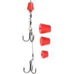Ensemble d'accessoires de p�che avec hame�ons triples et leurres en acier portable