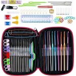 Ensemble aiguilles  crochet set tricot kit de tricot pour dbutants adultes accessoires d'outils avec ...