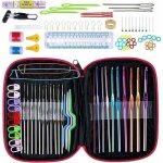 Ensemble aiguilles � crochet set tricot kit de tricot pour d�butants adultes accessoires d'outils avec ...