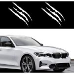 Ensemble d'autocollants de voiture de 10 pi�ces, autocollants de griffe de voiture imperm�ables, d�coration ...