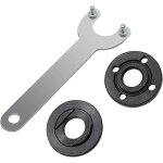 Ensemble de bride de support et d'�crou de blocage pour meuleuse 5 / 8' - 11, cl� coud�e en m�tal pour ...