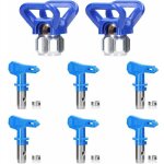 Ensemble de buses de peinture sans air embouts de machine de pulv�risation r�versible kit de buse de ...