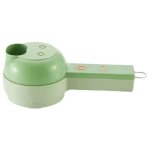 Ensemble de coupe - l�gumes �lectrique 4 en 1, presse - ail �lectrique portatif sans fil, hachoir � viande, ...