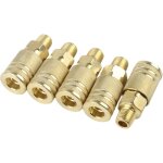 Ensemble de coupleurs d'air et de connecteurs rapides, 10 pi�ces, raccords de tuyaux d'air, accessoires ...