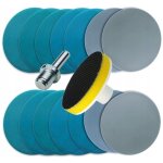 Ensemble de disques + tampon disques papier � eau 75 p800 - 3000 avec velcro pour vernis