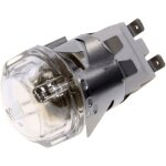 Ensemble �clairage(douille + hublot de lampe) d'origine four, cuisini�re c00280056 ariston hotpoint hotpoint ...