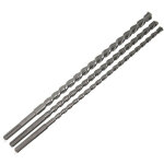Bgs technic ? ensemble de 3 forets longs sds - max 600 mm ? carbure de tungst�ne ? diam�tres 16 / 20 ...