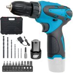 Ensembles de forets, tournevis sans fil 12v, foret sans fil, 1350rpm, kit de foret avec 17 accessoires ... Ensembles de forets, tournevis sans fil 12v, foret sans fil, 1350rpm, kit de foret avec 17 accessoires ...