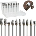 S - giant - ensemble de fraises rotatives carbure de tungstne double tranchant pour outil rotatif, mches ...