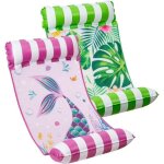 Ensemble de hamacs de piscine - lot de 2 flotteurs de piscine gonflables pour adultes, accessoires de ...