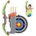 Ensemble de jouets d'arc et de flèches pour enfants, ensemble d'arc de tir à l'arc lumineux avec carquois ... Ensemble de jouets d'arc et de flèches pour enfants, ensemble d'arc de tir à l'arc lumineux avec carquois ...