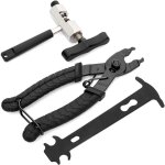 Ensemble d'outils de réparation de chaîne de vélo en trois pièces, pince à maillons de vélo, chaîne de ... Ensemble d'outils de réparation de chaîne de vélo en trois pièces, pince à maillons de vélo, chaîne de ...