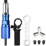 Ensemble d'outils de rivets lectriques ensemble d'outils de rivetage sans fil kit de forage adaptateur ...